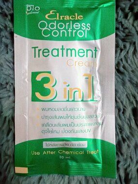 Bio Elracle Odorless Control Treatment Cream 3 In 1 Hair Mask Sachet 30ml